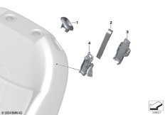 Сид.Пд накладка на задн.пан.спинки сид.