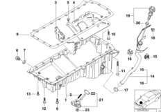 Масляный картер/маслоизмерит.приспособл.
