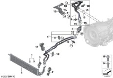 Радиатор охл.масла КПП/трубопр.масл.рад.