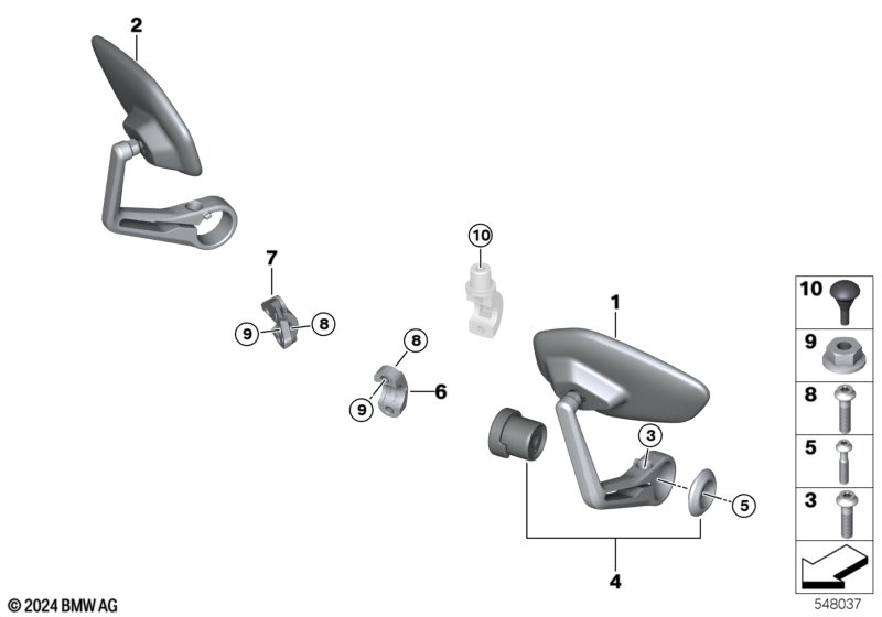 Дооснащение: оконечное зеркало руля