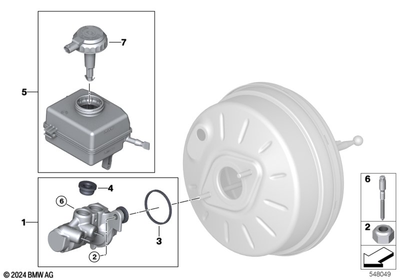 Главный тормозной цилиндр/бачок