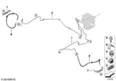 Трубопровод тормозного привода Пд