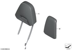 Подголовник Individual,переднее сиденье