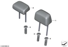 Подголовник заднего сиденья