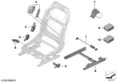 Сиденье Пд, э/оборудование и приводы