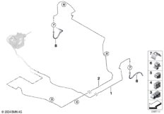 Трубопровод тормозного привода Зд