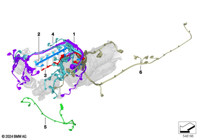 жгут проводов двигателя