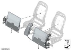 Переднее сиденье, функции комфорта