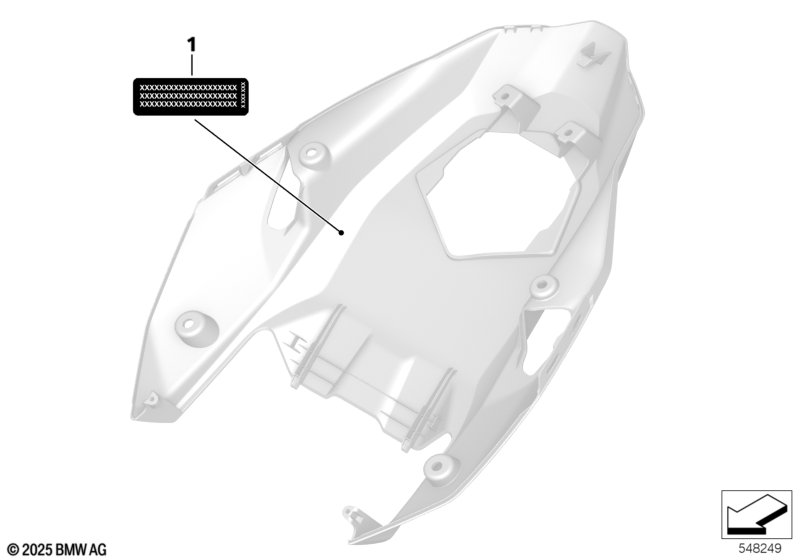 Пред.табл. на эл-т держателя д/зад.части