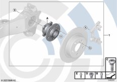 Ремкомплект подшипника ступицы кол.Зд