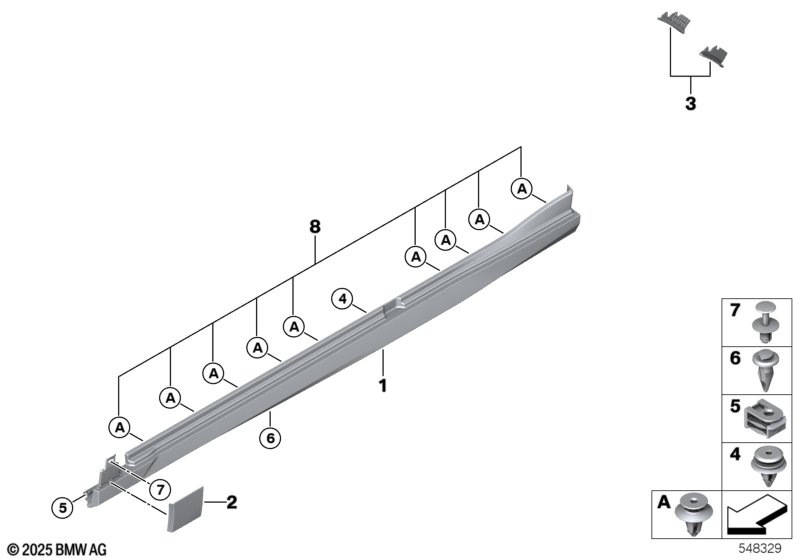 Накладка порог / арка колеса