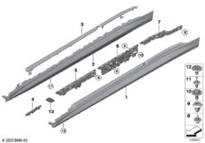 Накладка M порог / арка колеса