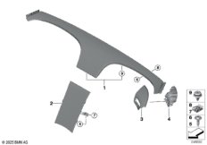 Накладки подушки заднего сиденья
