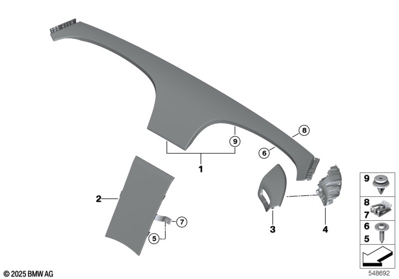 Накладки подушки заднего сиденья