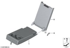 Средний подлокотник сиденья Зд