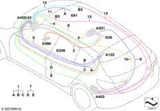 Рем.каб.осн.жгута проводов антенна/коакс