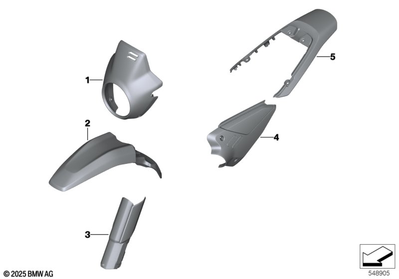 Окрашенные детали YN4S Nachtschwarz uni