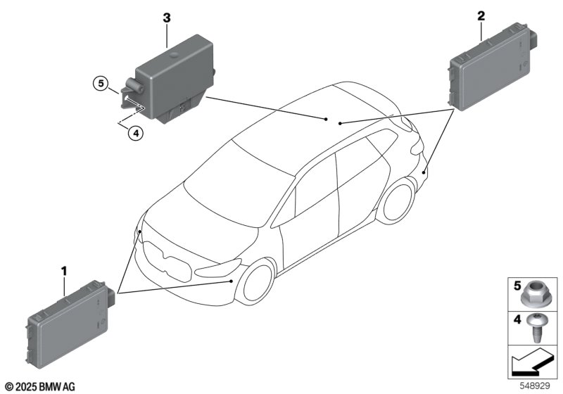 F70/G60/G90/G70/U10/G45/F96/F95G05N  Радиолокационный датчик ближн.диапазона