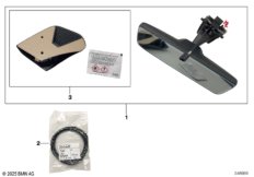 Внутрен. зеркало заднего вида с камерой