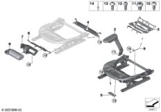 Стденье Пд, каркас подушки эл.сиденья