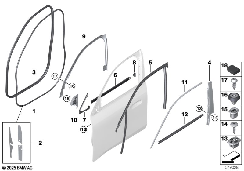 G30 уплотнитель двери