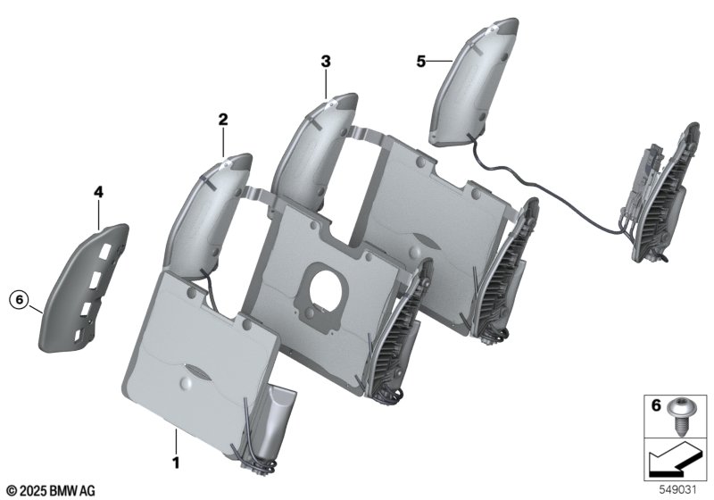 Переднее сиденье, функции комфорта