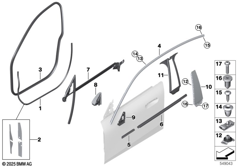 G30 уплотнитель двери