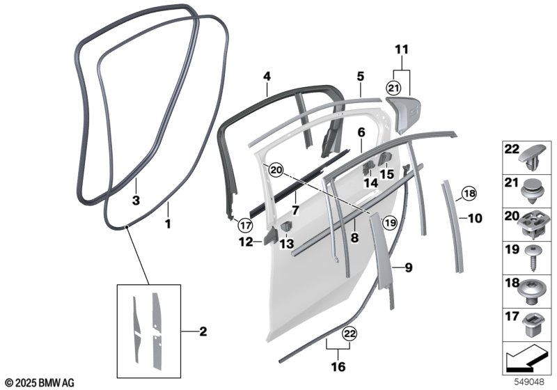 G30 уплотнитель двери