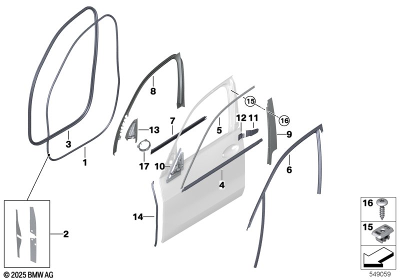 G30 уплотнитель двери