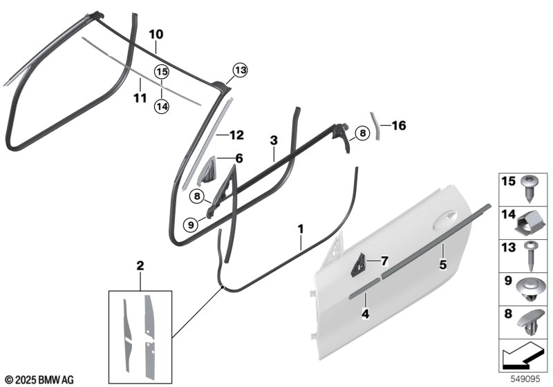 G30 уплотнитель двери