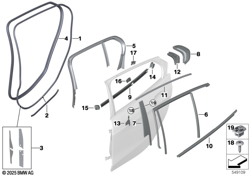 G30 уплотнитель двери