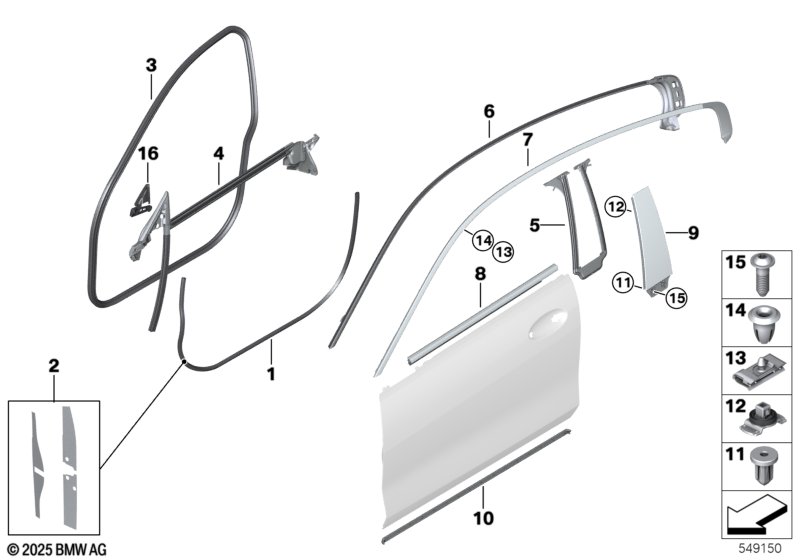 G30 уплотнитель двери