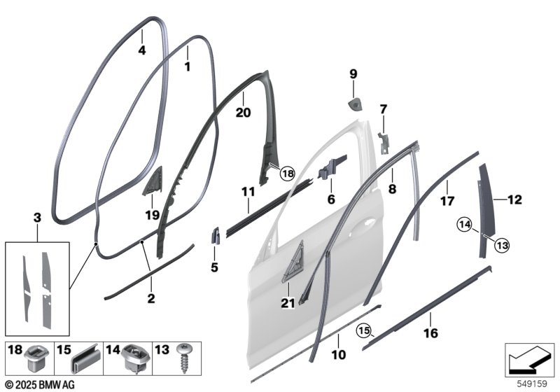 G30 уплотнитель двери