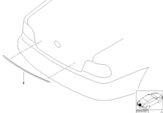 Доосн.хромир.дек.планкой багажной двери