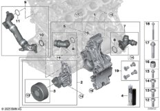 Система охлаждения-насос ОЖ