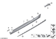 Накладка M порог / арка колеса