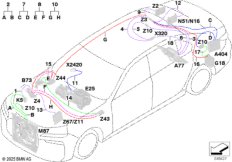 Кабель питания, основной жгут проводов