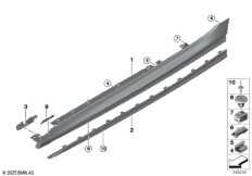 Накладка M порог / арка колеса