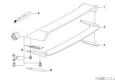 Задний спойлер M3 GT