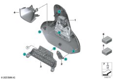 Накладки на спинки передних сидений JCW