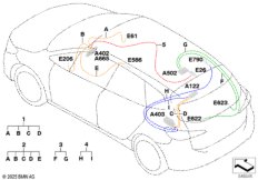 Рем. кабель осн. жгута проводов антенны