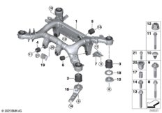 балка заднего моста