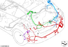 Рем.кабель основн.жгут проводов - сзади