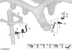 Датчик регулировки угла наклона фар