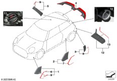 JCW аэродинамические принадлежности F6x