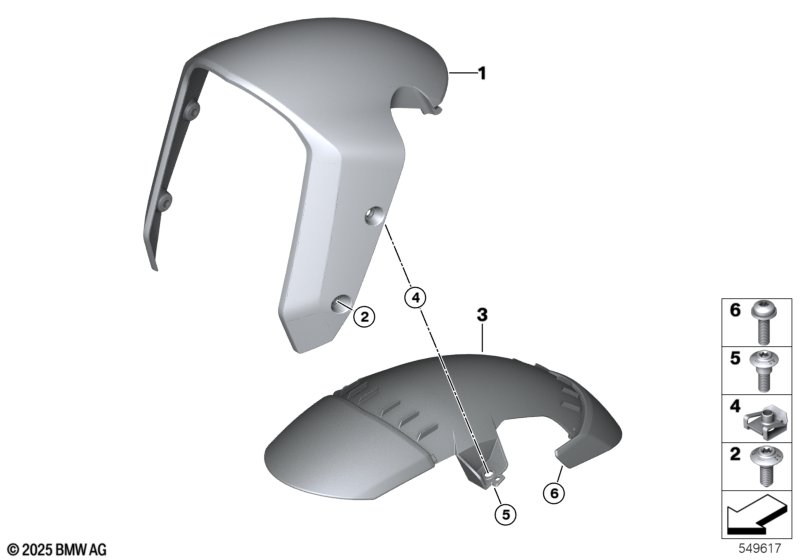 Дооснащ.: кожух переднего колеса Tracker
