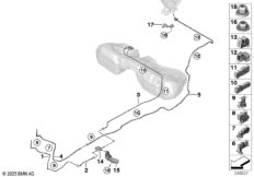 Топливопровод/ элементы крепления