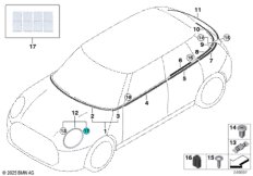 Накладки/уплотнители наружные I