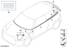 Наружные накладки/дек.решетки I