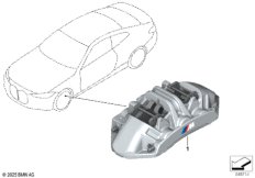 Корпус суппорта диск.кол.торм. м-ма Ind.